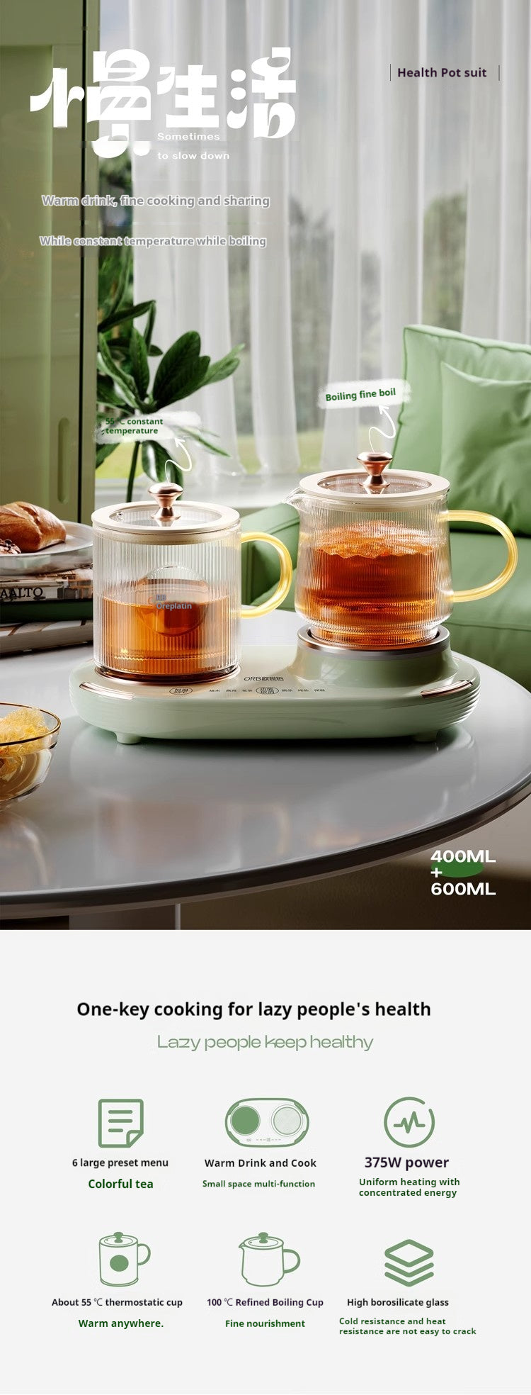 Slow Living – Health Kettle Set